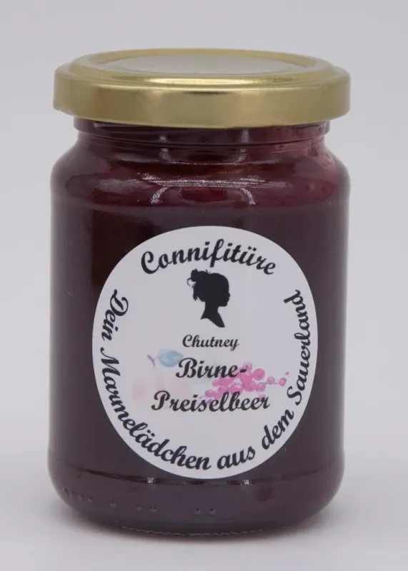 Birnen-Preiselbeer-Chutney