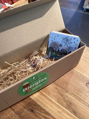 Bierglas mit Soestsilhouette 0,3l - Geschenkkarton