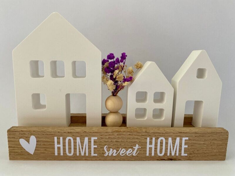 Häuserreihe "HOME sweet HOME"