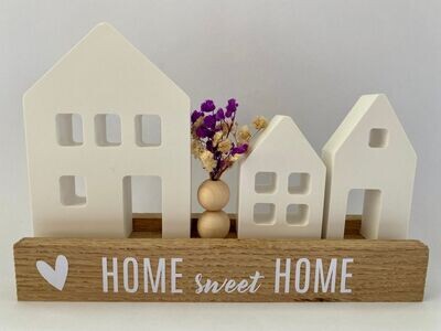 Häuserreihe "HOME sweet HOME"