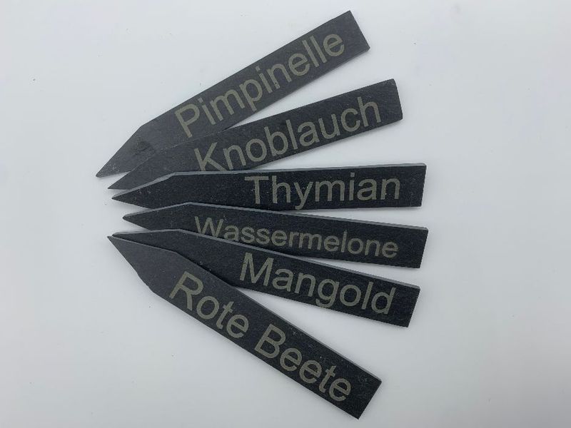 Pflanzstecker aus Schiefer verschiedene Varianten
