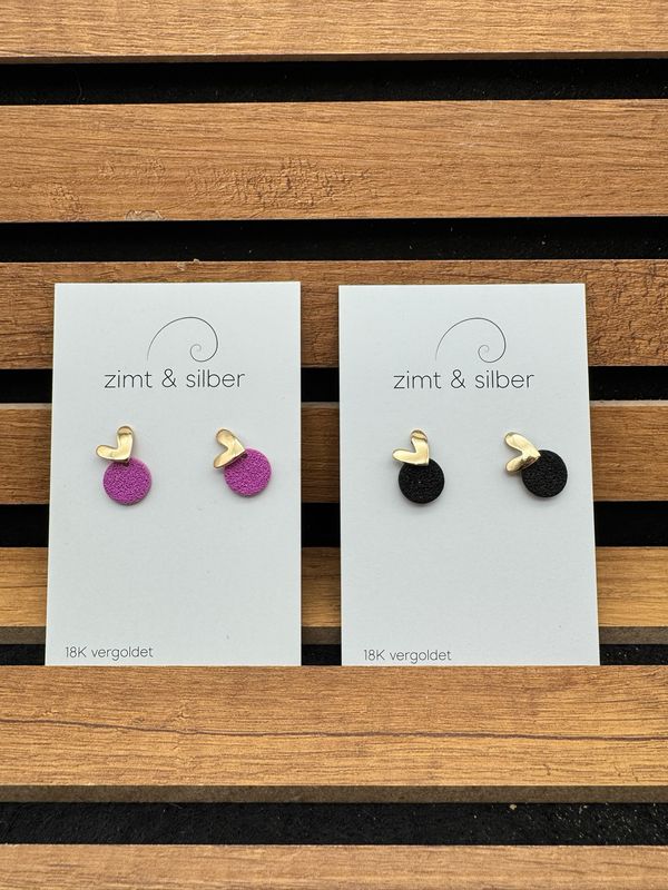 Ohrringe Ohrringe "Hearts" 18K vergoldet