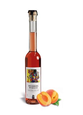Weinberg-Pfirsichlikör