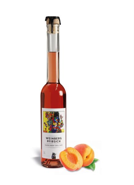 Weinberg-Pfirsichlikör