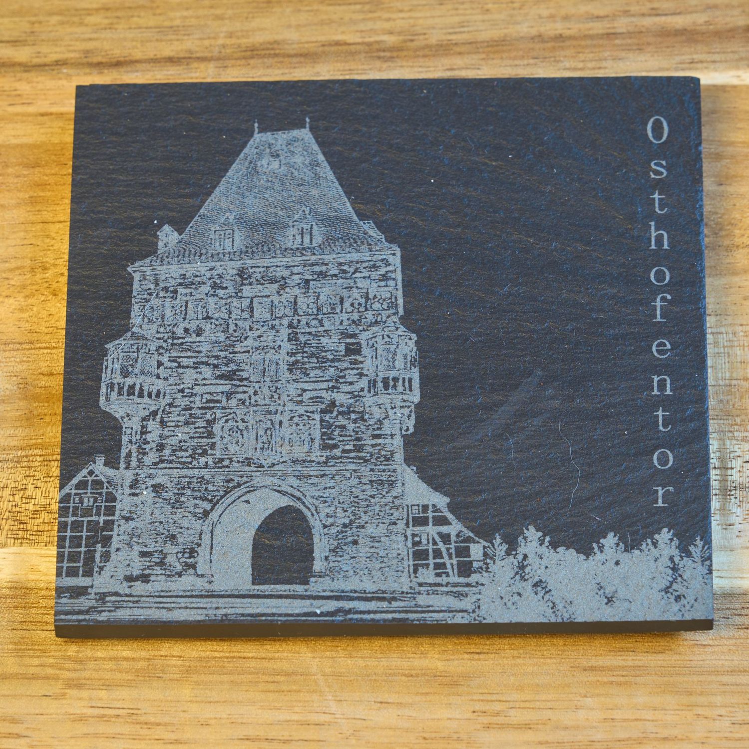 Untersetzer aus Schiefer