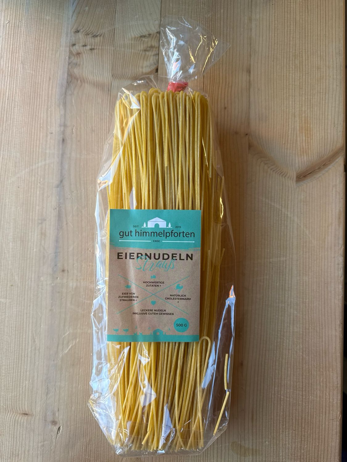 Straußennudeln Spaghetti