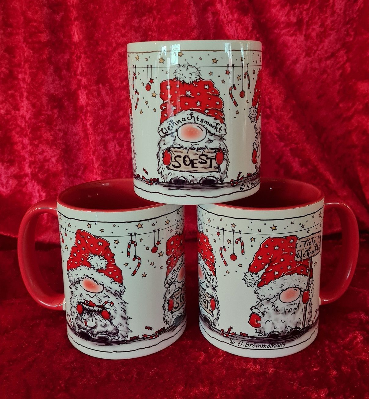 Keramiktasse Soester Weihnachtsmarkt
