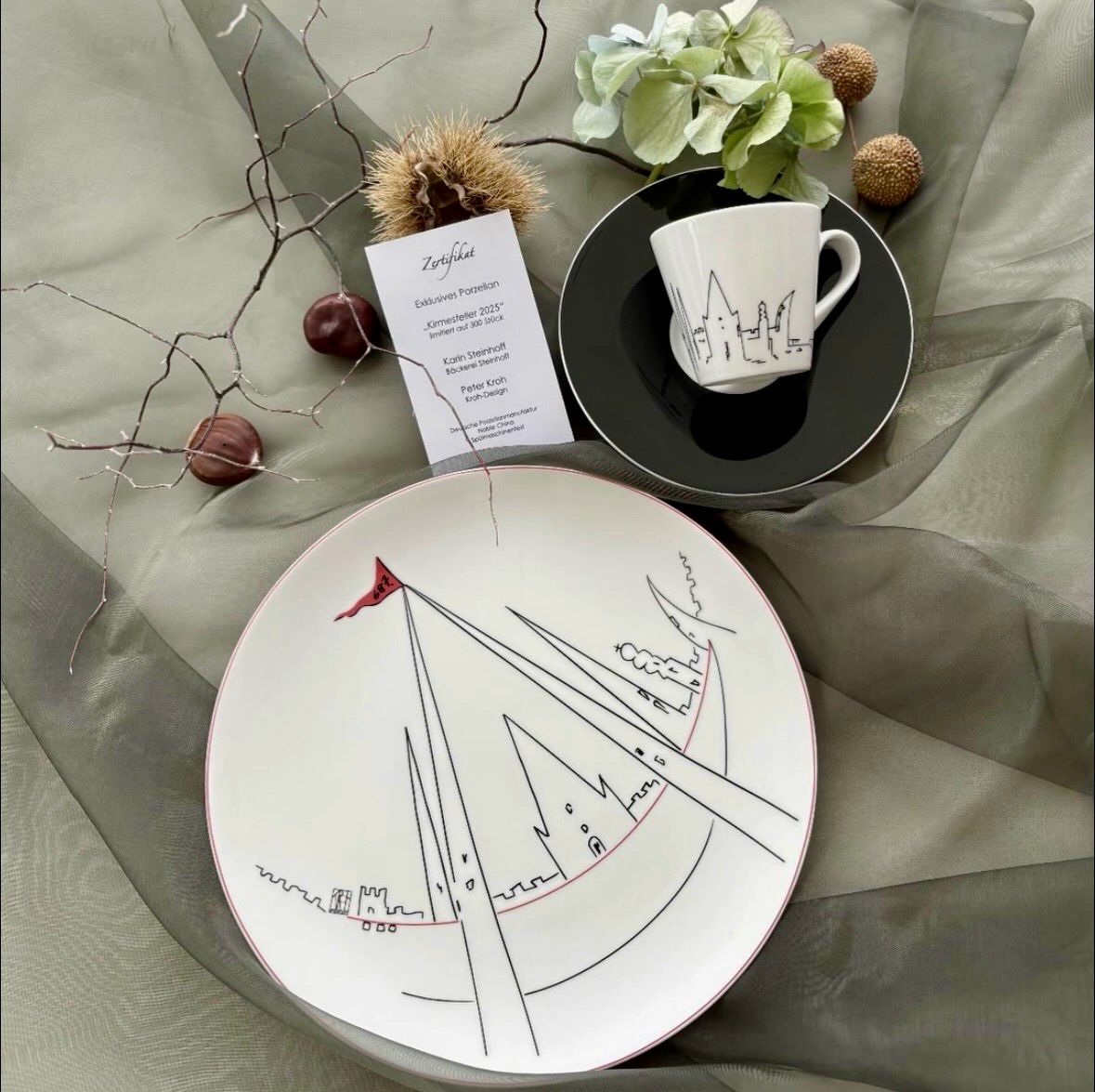 KIRMESTELLER zur 687. Kirmes in Soest - Kuchenteller KIRMESTELLER zur 687. Kirmes in Soest - Kuchenteller