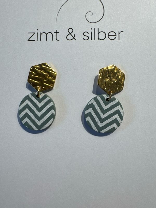 Ohrringe "Fenja",  18K vergoldet