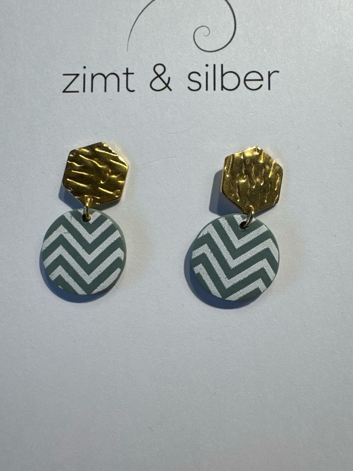 Ohrringe "Fenja",  18K vergoldet