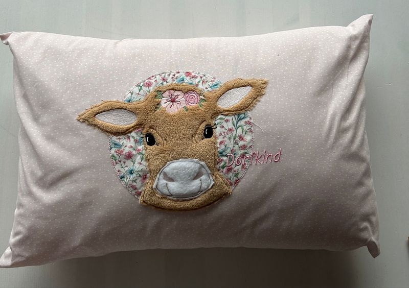 Kissen Kuh "Dorfkind"