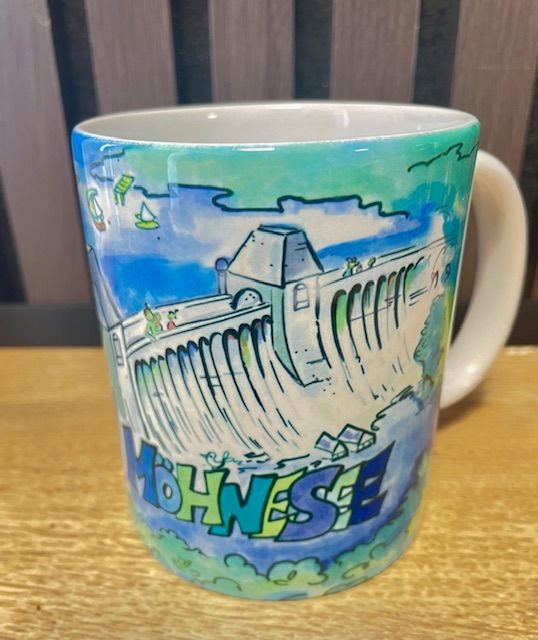 Tasse Möhnesee Sperrmauer