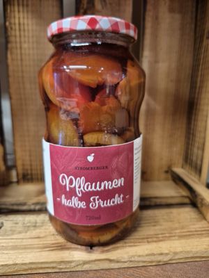 Pflaumen Halbe Frucht