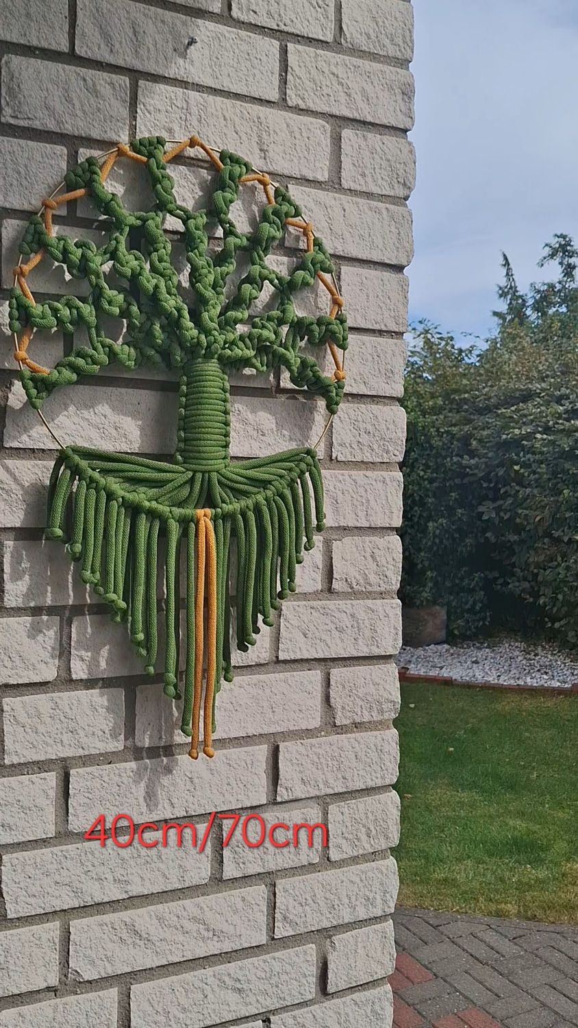 Lebensbaum 40cm Moss Green+Mustard