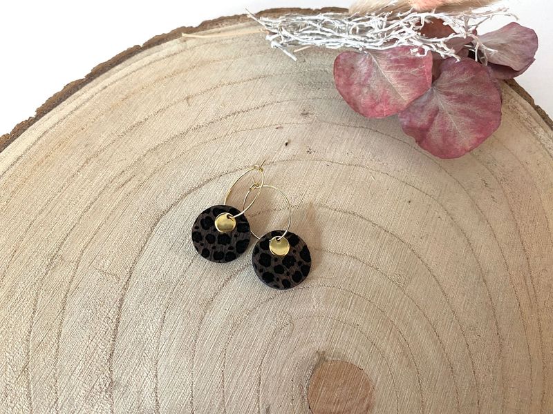 Creolen 20mm mit Leo Anhänger