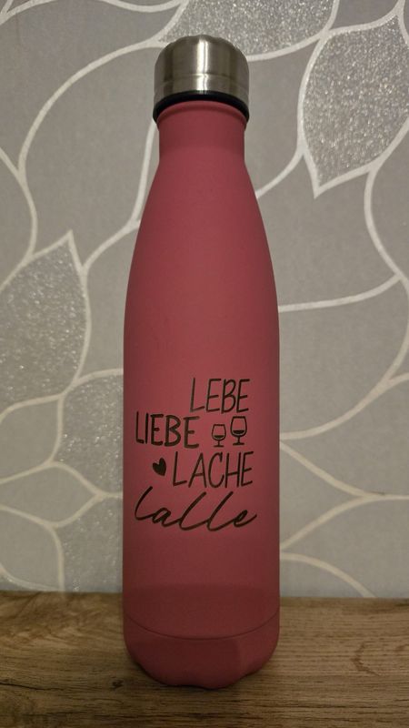 Isolierflasche 500ml - LEBE LIEBE LACHE lalle Isolierflasche 500ml - LEBE LIEBE LACHE lalle