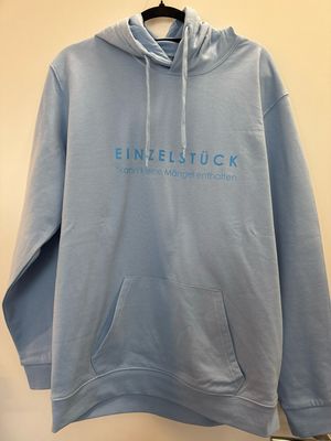 Hoodie - Einzelstück *kann kleine Mängel enthalten - hellblau