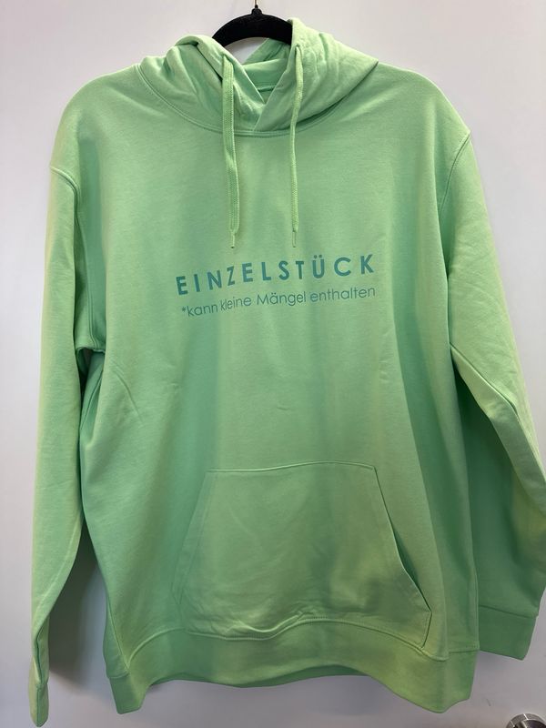 Hoodie - Einzelstück *kann kleine Mängel enthalten - hellgrün