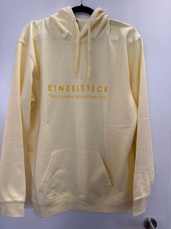 Hoodie - Einzelstück *kann kleine Mängel enthalten - gelb