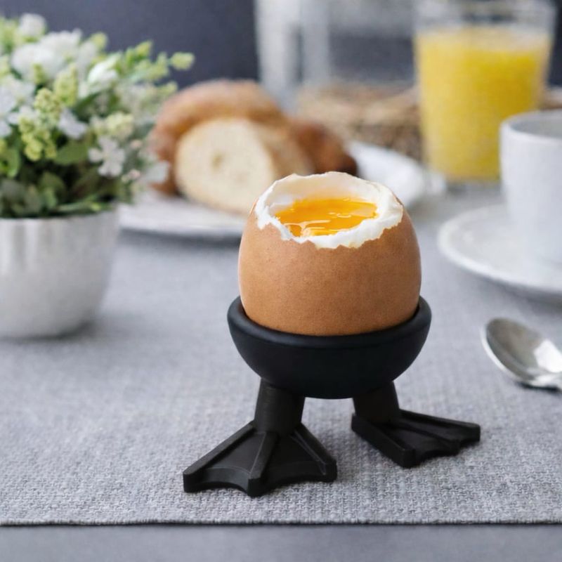 Eierbecher schwarz Eierbecher schwarz