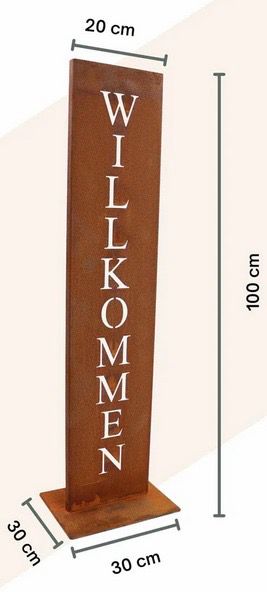 Metall Stele individuell