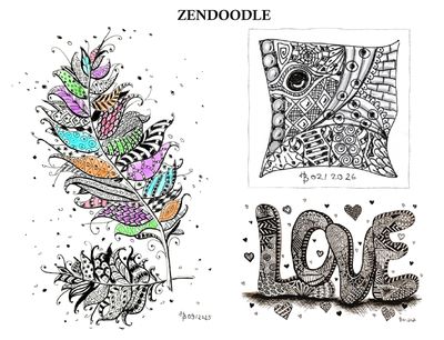 Workshop - Kreatives Zendoodle Workshop - Kreatives Zendoodle