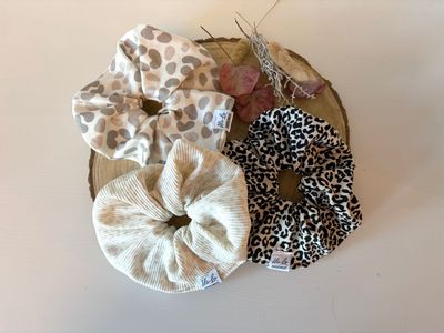 Scrunchie im Leomuster Scrunchie im Leomuster