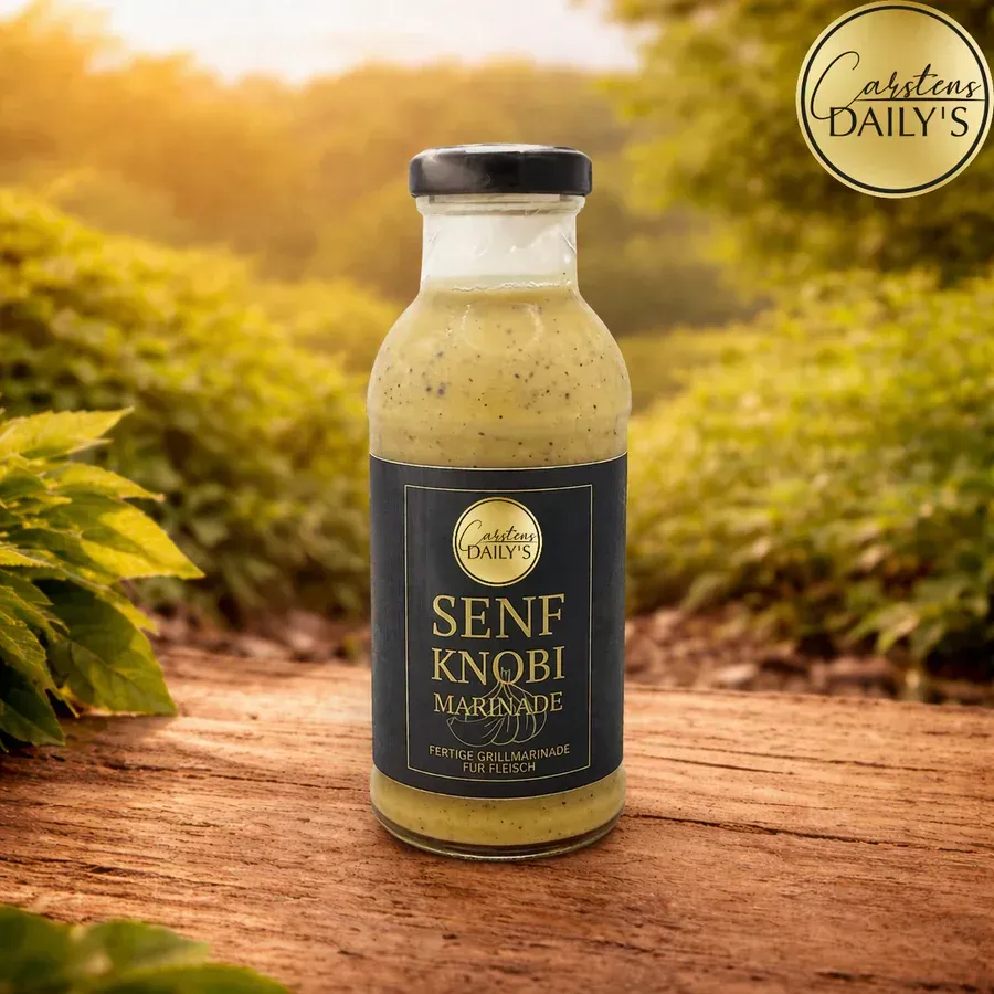 Senf-Knoblauch-Marinade – würzig & aromatisch (250 ml) Senf-Knoblauch-Marinade – würzig & aromatisch (250 ml)