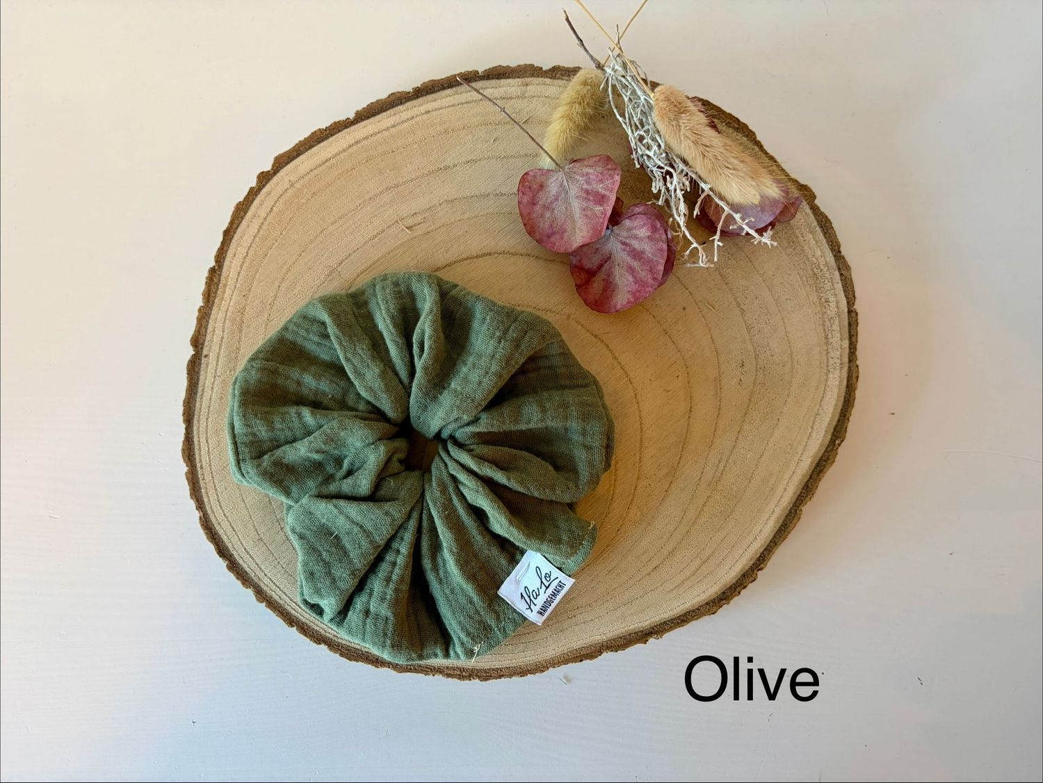 Scrunchie aus Musselin Scrunchie aus Musselin