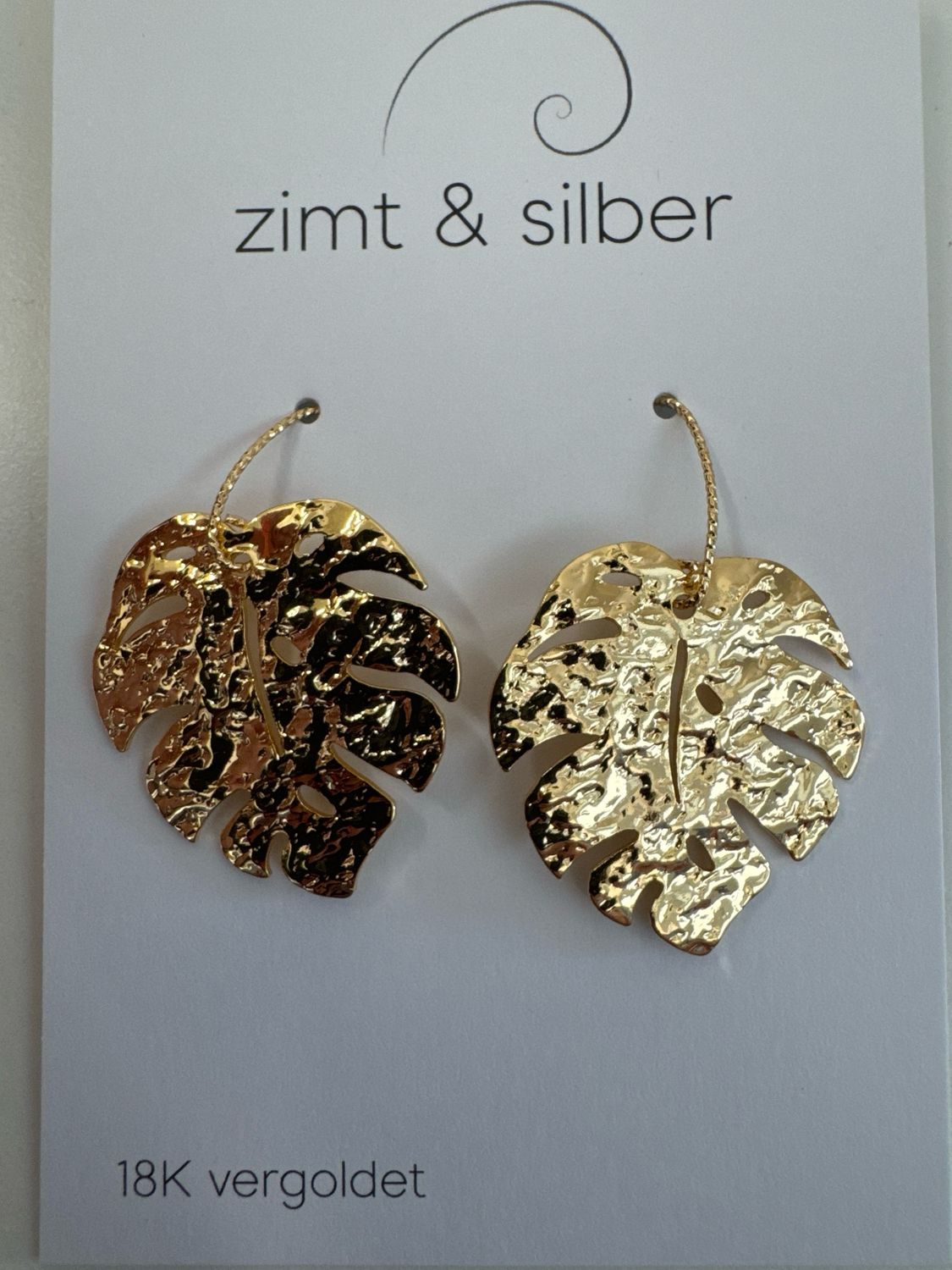 Ohrring Ohrring " Just Gold" , 18K vergoldet