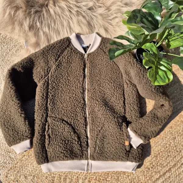 KIRO Blouson Jacke aus Merinowolle mit Bündchen