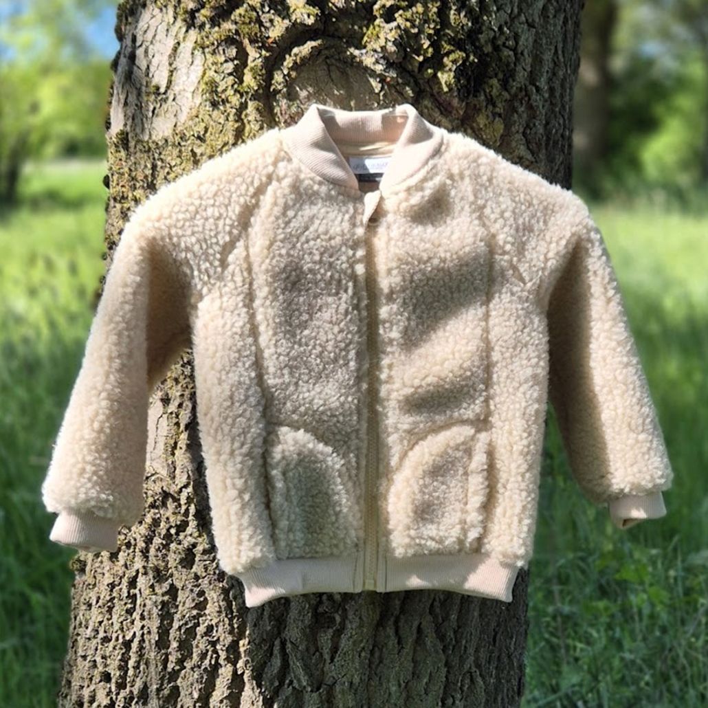 NOA Kids Boomb Jacke aus Schafwolle