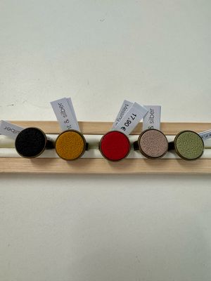Ring groß Ring groß "Konfetti" Messing brüniert verschiedene Farben