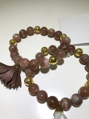 Bracciali in pietra naturale:”sun stone” Bracciali in pietra naturale:”sun stone”