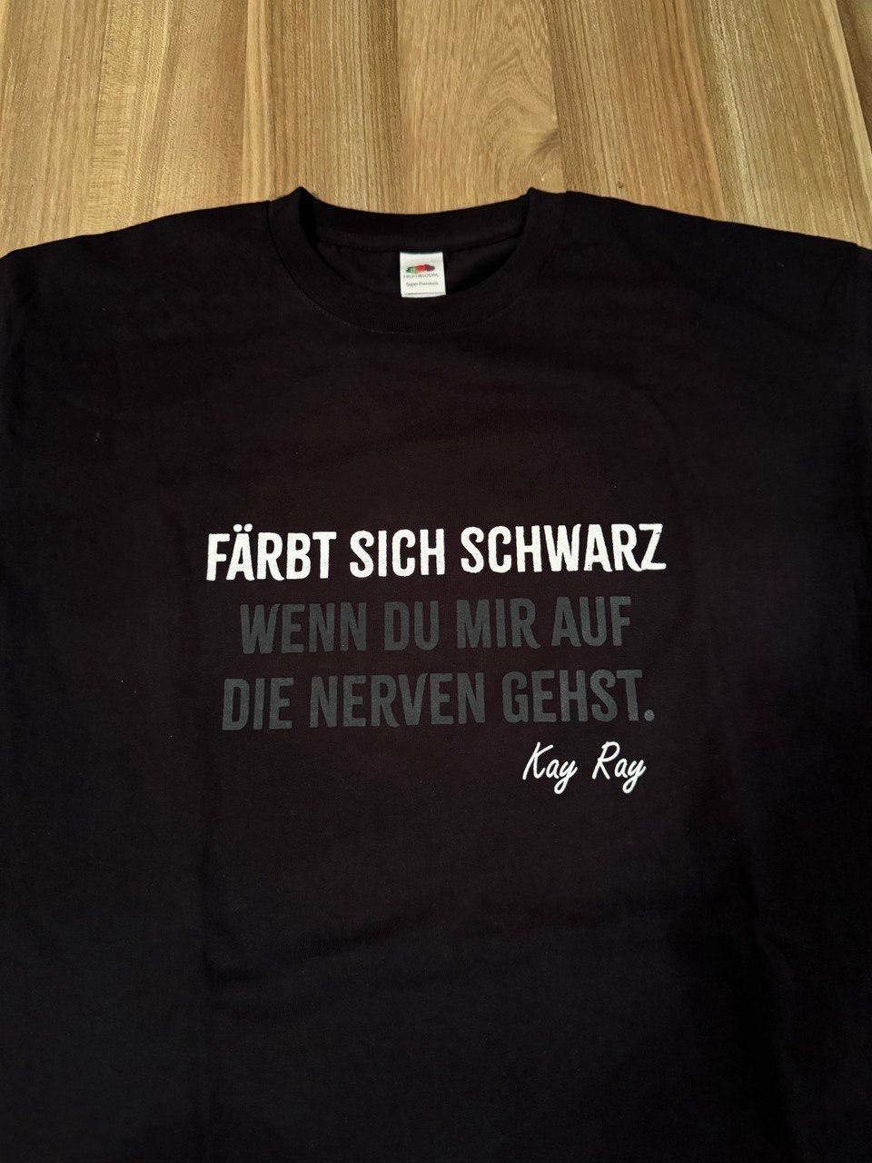 Kay Ray T-Shirt: Färbt sich Schwarz, wenn....