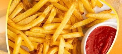 FRIES WITH CHICKEN