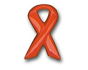 Red Ribbon 3D breit 20mm