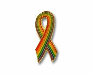 Rainbow Ribbon vertikal 25mm