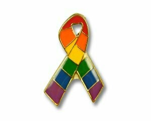 Rainbow Ribbon horizontal 19mm
