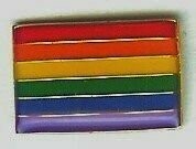 Pin Rainbow Flag  18mm