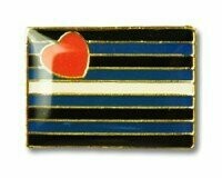 Leder Flag  18mm