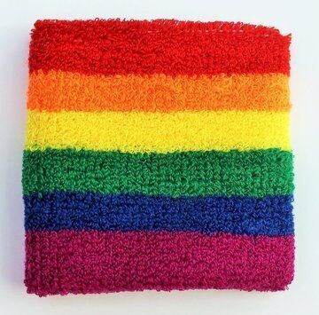 Schweißband Regenbogen