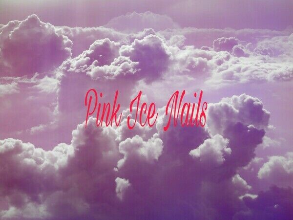 Pink Ice Nails
