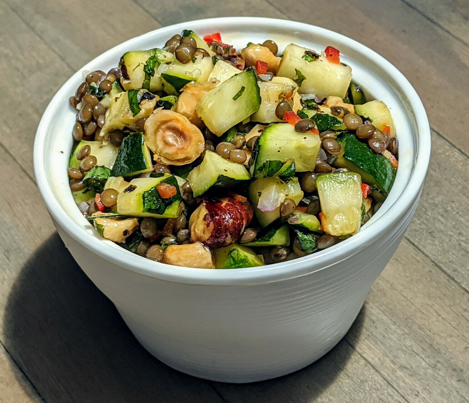 Grilled Zucchini and Beluga Lentil Salad Grilled Zucchini and Beluga Lentil Salad