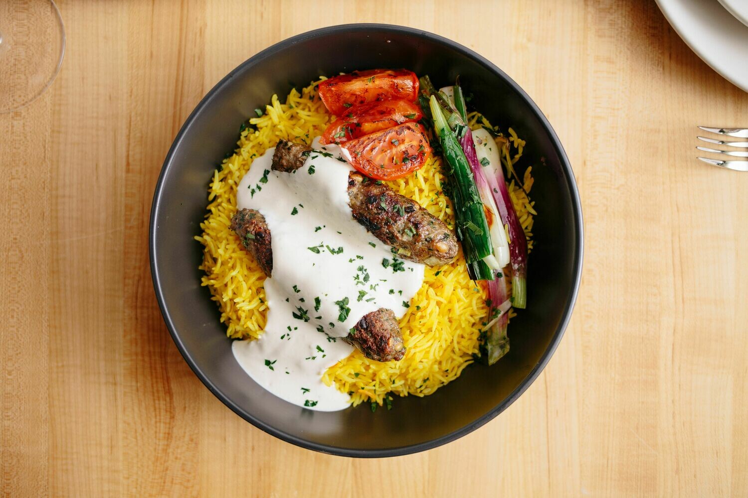 Saffron Rice Plate Saffron Rice Plate