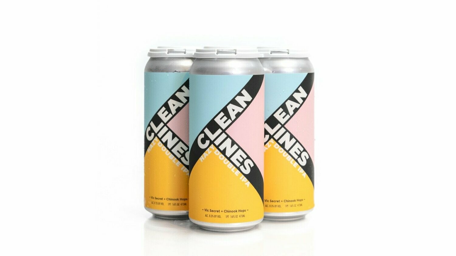 Temescal Brewing Clean Lines Hazy DIPA 8.3% Temescal Brewing Clean Lines Hazy DIPA 8.3%