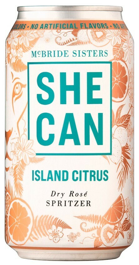 SHE CAN Island Citrus Dry Rose Spritzer SHE CAN Island Citrus Dry Rose Spritzer