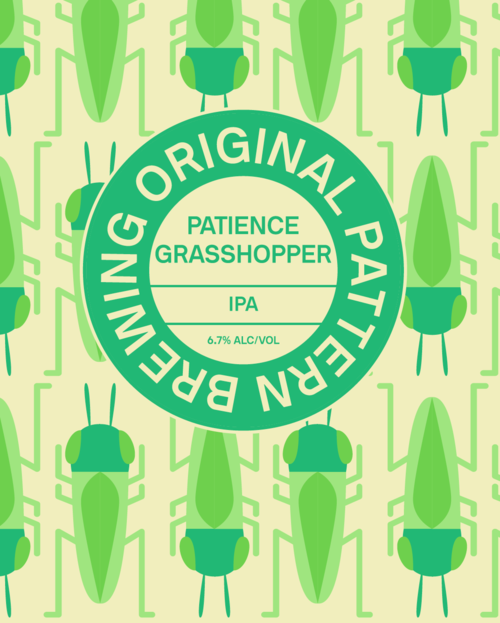 Original Pattern Brewing Company Patience Grasshopper IPA Original Pattern Brewing Company Patience Grasshopper IPA