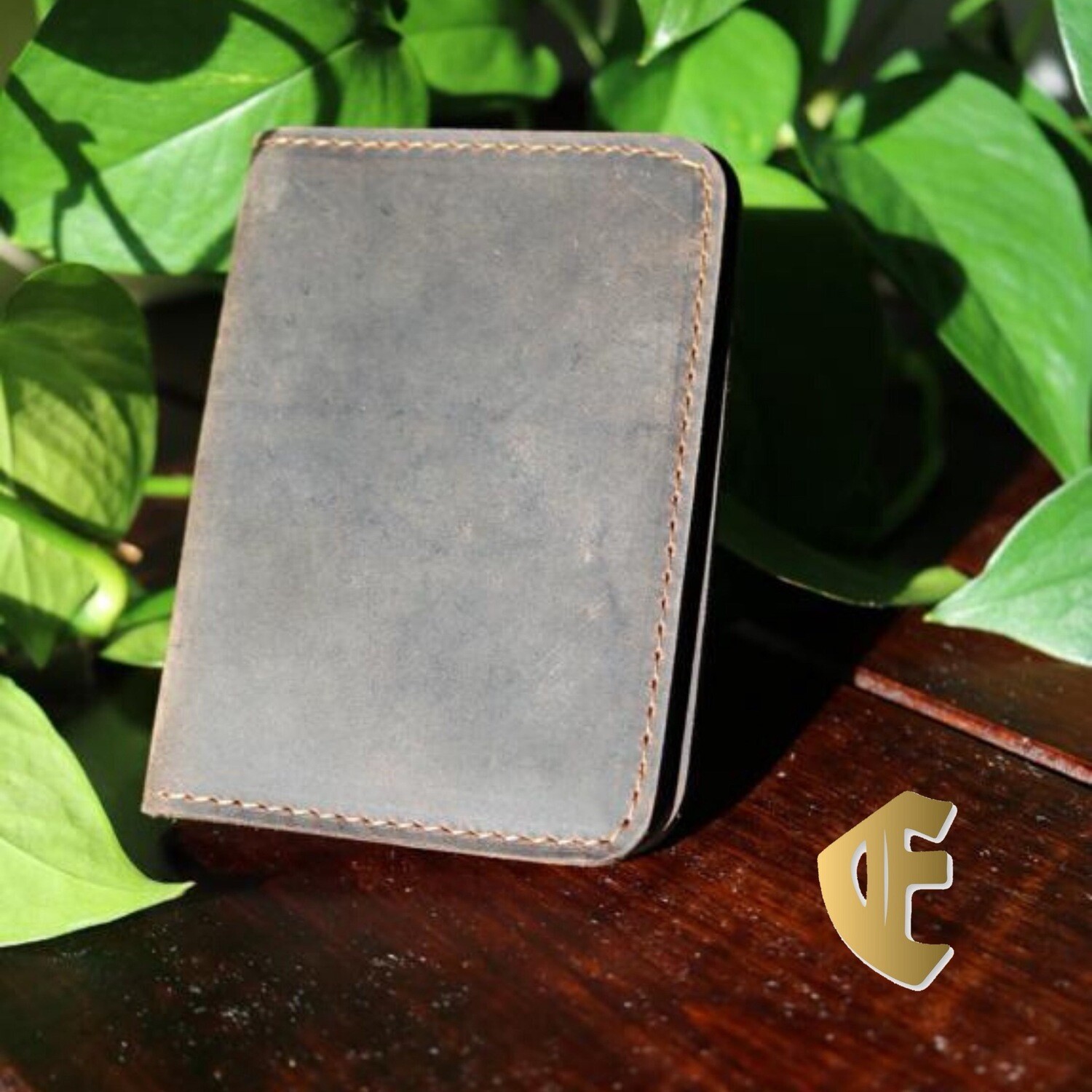 Slim Bifold Leather Wallet