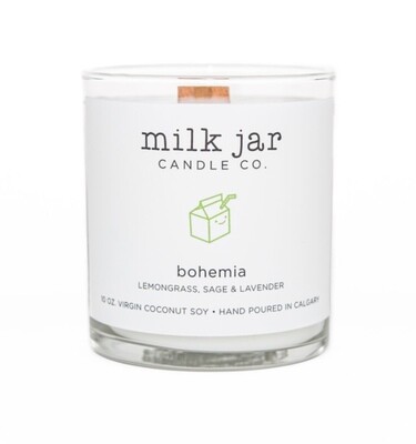 Milk Jar Candle - Bohemia